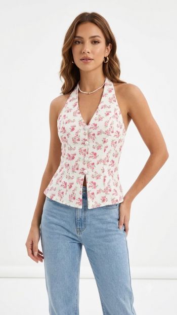 Romantic Bloom Vest